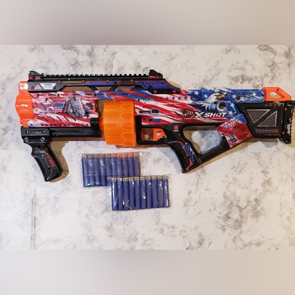 1 X Shot Skins last stand Dart Blaster 14 darts - Picture 2 of 2